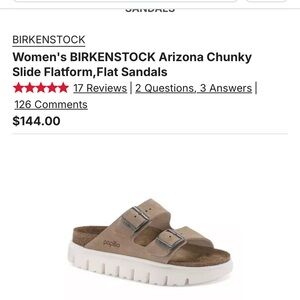 Birkenstock Arizona Chunky Slide Sandals - Brown